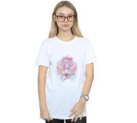 Harry Potter Always Doe Cotton Boyfriend T-Shirt In White White M