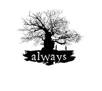 Harry Potter Always Tree Men's T-Shirt - White - L