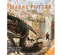 Harry Potter and the Goblet of Fire Illustrated Edition By J.K Rowling Book NEW