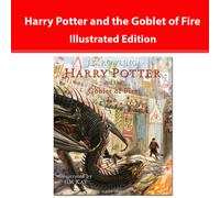 Harry Potter and the Goblet of Fire Illustrated Edition By J.K Rowling Book NEW