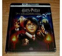 Harry Potter and the Sorcerer’s Stone Steelbook 4K UHD + 2 Blu-ray New Sealed