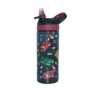 Harry Potter Atlantic Water Bottle - 600ml Premium Reusable Drinks Bottle with Flip Straw Lid, Durable BPA-Free Design, Back to Hogwarts Edition