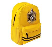Harry Potter Backpack - Yellow - 30 x 14 x 41 cm - Made of Polyester - With Side Pocket and Adjustable Handles - Hufflepuff Printed Design - Original Product Designed in Spain
