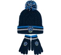 Beanie and Gloves Set Harry Potter Blue One Size