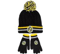 Harry Potter Beanie And Gloves Set | Yellow | Official Merch Yellow