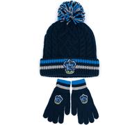 Harry Potter Beanie & Gloves Set | Blue | Official Merch Harry Potter Blue One Size