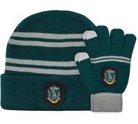 Harry Potter Beanie Hat & Gloves Slytherin Wizard Gift