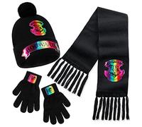 Harry Potter Beanie Hat Scarf and Gloves Set Kids, Gifts for Girls