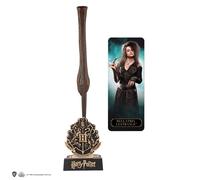 Cinereplicas Harry Potter Magic Wand Pen with Stand & Lenticular Bookmark - Official Licence (Bellatrix Lestrange)