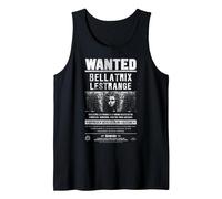 Harry Potter Bellatrix Lestrange Wanted Tank Top, Men, Black, XX-Large
