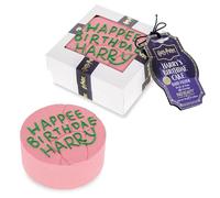 Harry Potter Birthdae Cake Bath Fizzer | Officially Licensed | Vanilla | Embossed Hagrid Handwriting | Colour Changing Bath Bomb | Birthday Gift | Mad Beauty