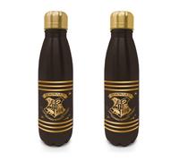 Pyramid International Harry Potter Metal Travel Bottle Hogwarts Crest and Stripes 540ml - Official Merchandise