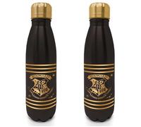 Harry Potter Black & Gold Metal Water Bottle Mini Cola