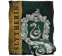 HARRY POTTER Blanket, 152 x 127 cm House Crest Slytherin Silky Touch Super Soft Throw Blanket