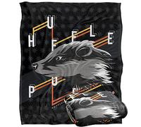 HARRY POTTER Blanket, 152 x 127 cm Neo Industries Hufflepuff Silky Touch Super Soft Throw Blanket