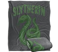 HARRY POTTER Blanket, 152 x 127 cm The Slytherin Silky Touch Super Soft Throw Blanket