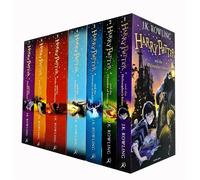 Harry Potter Full 7 Books Box Set Collection by J.K Rowling- Purple Box | J K Ro