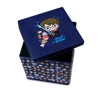 Harry Potter Box with Lid Storage Fabric Cube Organizer - Storage Bin for Clothes, Books, Toys, Balls, with Measures 30 x 30 x 30 cm - Official Licence