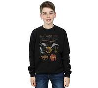 Harry Potter Boys All I Want for Christmas Sweatshirt Black 9-11 Years