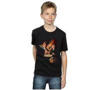 Harry Potter Boy's Chamber Of Secrets Poster T-Shirt in Black | Size: 7-8 Years Harry Potter Black 7-8 Years