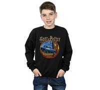 Harry Potter Boys Flying Car Sweatshirt Black 5-6 Years