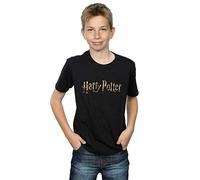 Harry Potter Boys Full Colour Logo T-Shirt Black 5-6 Years