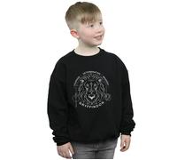 Harry Potter Boy's Gryffindor Seal Sweatshirt in Black | Size: 12-13 Years Harry Potter Black 12-13 Years