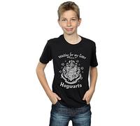 Harry Potter Boys Hogwarts Waiting for My Letter T-Shirt Black 9-11 Years