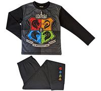 Harry Potter Boys Long Sleeved Pyjamas, PJ's, Black Age 5-6 Years