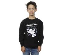 Harry Potter Boy's Owl Letter From Hogwarts Sweatshirt in Black | Size: 7-8 Years Harry Potter Black 7-8 Years