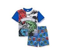 Harry Potter Boys Pyjamas, Hogwarts Short Pjs, Ages 7 to 14 Years Old (12-13 Years) Blue