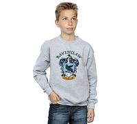 Harry Potter Boys Ravenclaw Crest Sweatshirt Sport Grey 7-8 Years