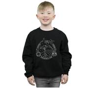 Harry Potter Boy's Ravenclaw Seal Sweatshirt in Black | Size: 12-13 Years Harry Potter Black 12-13 Years