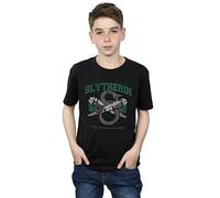 Harry Potter Boys Slytherin Quidditch Emblem T-Shirt 9-11 Years Black
