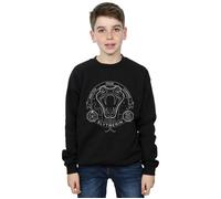 Harry Potter Boy's Slytherin Seal Sweatshirt in Black | Size: 12-13 Years Harry Potter Black 12-13 Years