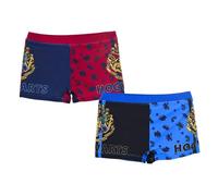 Harry Potter Boys Swim Trunks 2 Pairs Swim Trunks Hogwarts Swim Shorts for Child, Sizes 6 to 12 Years, multicolour, 8 Years