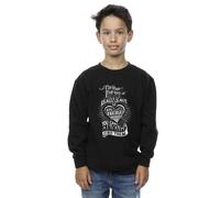 Harry Potter Boy's The Ones That Love Us Sweatshirt in Black | Size: 12-13 Years Harry Potter Black 12-13 Years