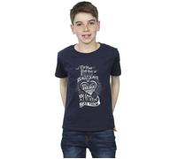 Harry Potter Boy's The Ones That Love Us T-Shirt in Navy | Size: 5-6 Years Harry Potter Navy 5-6 Years