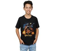 Harry Potter Boys The Sorcerer's Stone Poster T-Shirt Black 3-4 Years