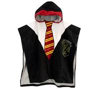 Harry Potter Boys Towel Poncho Black One Size
