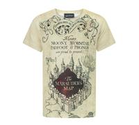 Harry Potter Boys White Marauders Map Graphic Short Sleeved T-Shirt - 5-6 Years