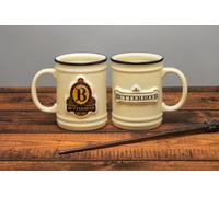 Harry Potter Butterbeer Mug, Officially Licensed Wizarding World Collectible, 350ml Ceramic Cup for Coffee, Tea and More, Three Broomsticks Inspired Gift for Pop Culture Fans
