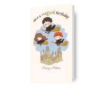 Harry Potter Cartoon Birthday Card