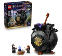 LEGO Harry Potter Cauldron: Secret Potions Classroom Toy - Desk or Bedroom Decor DIY Kit with Collectible Patronus & Hermione & Snape Minifigures - Gift for 10+ Year Old Girls & Boys - 76464