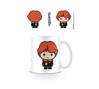 Harry Potter Ceramic Mug with Japanese Style Chibi Illustrations of Ron Weasley in Presentation Box - Official Merchandise