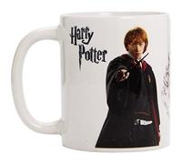 Harry Potter Ceramic Mug with Photograph of Ron Weasley and Hogwarts Crest in Presentation Box - Official Merchandise
