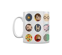 Pyramid International Harry Potter Ceramic Mug with Japanese Style Chibi Character and Icon Illustrations in Presentation Box - Official Merchandise