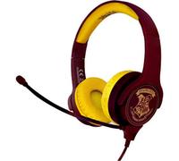 Harry Potter Childrens/kids Hogwarts Crest Interactive Headphones Burgundy/yellow (One Size)