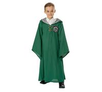Harry Potter Childrens/Kids Quidditch Slytherin Costume Robe BN5093