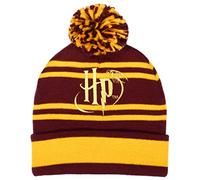 Harry Potter - Children's Winter Hat - Burgundy Gryffindor Woolly Beanie Hat - One Size Fits 8-14 Years - Official Merchandise